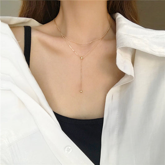 Simple neck jewelry necklace